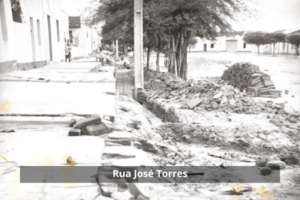 Saneamento da Rua José Torres - Adm. Jorge Rafael de Menezes / Foto: Acervo Familiar