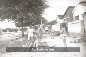 Saneamento da Av. Etelvino Lins - Adm. Jorge Rafael de Menezes / Foto: Acervo Familiar