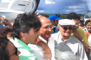 Cássio Cunha Lima, Geraldo Alckmin e Jorge Rafael de Menezes / Foto: Acervo Familiar