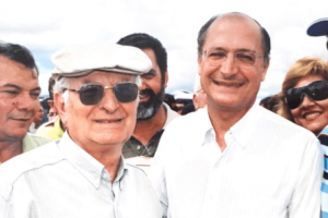 Jorge Rafael de Menezes e Geraldo Alckmin / Foto: Acervo Familiar